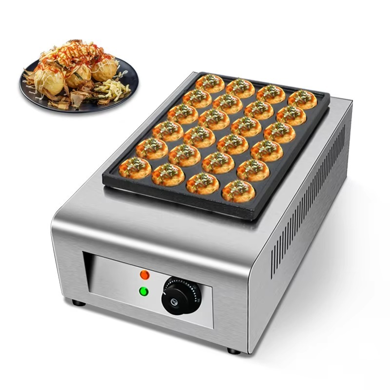 Takoyaki Grill Plate - Ticari Yüksek Verimli Yeni Elektrikli Paslanmaz